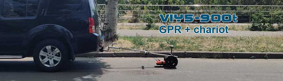 Vista adicional del sistema VIY5-900 para inspección de pavimentos